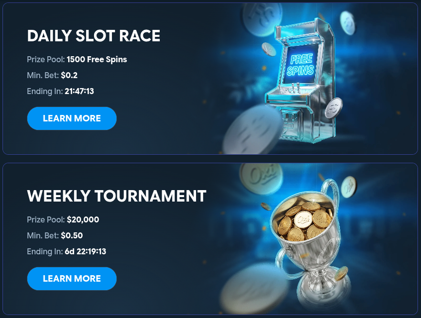 Oxibet Casino Tournaments